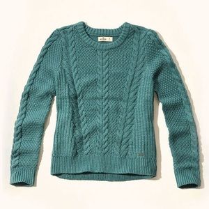 Warm Teal Hollister Sweater
